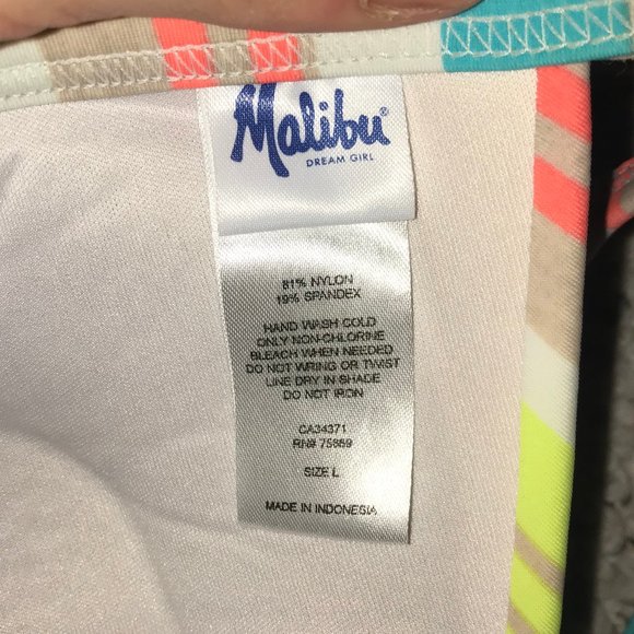 Multi-color Matching Bikini Top and Bottom - Picture 6 of 6